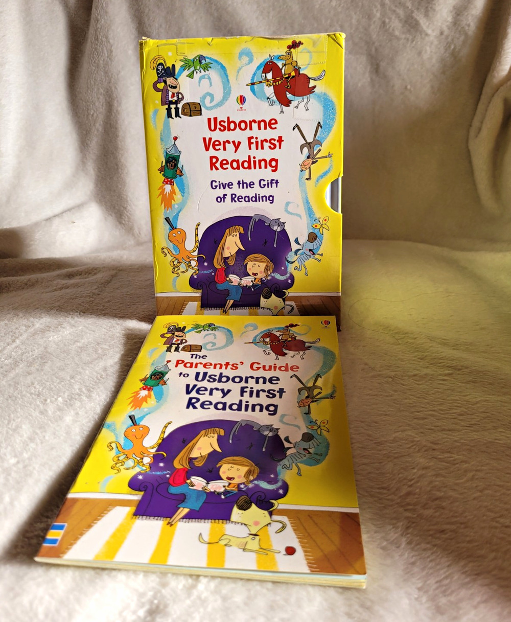 Usborne Very First Reading Box Set Books 1-15 w/ Parent’s Guide Age 4-7 2010
